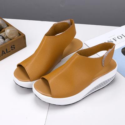 China Fashion Trend New Lady Sandals Female Heeled Women Girls Wedges Sandals for sale