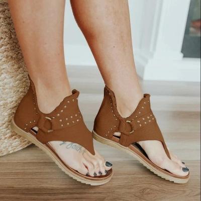 China Fashion Trend Women's Sandals Large Size Women's Sandals Rome Wedges Anti-skid Summer Anti-skid Shoes for sale