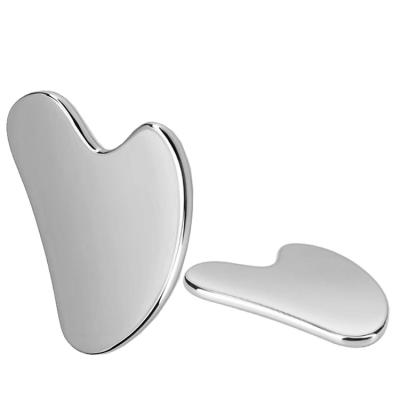 China Face Amazon Supplier Logo Stainless Steel Tool Gua Sha With Manufacturer Price for sale