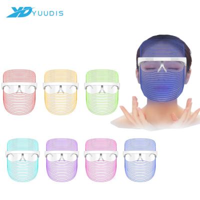 China Skin rejuvenation customized skin care facail 7 colors pdt facial led face mask with wholesale price for sale