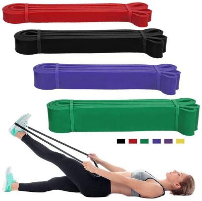 China Durable Fitness Pull Up Resistance Band Elastic Training Aid Band Yoga Gym Exercise Band Set Of 4 In Running RTS for sale