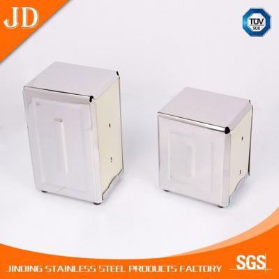 China Eco-friendly wholesale price stainless steel metal tablecraft napkin dispenser holder for sale