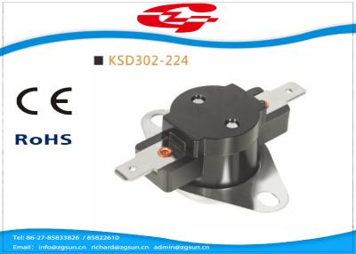 Chine Automatic reset Bimetal Snap Disc Thermostat KSD302-244 240V / 25A For home Appliances à vendre