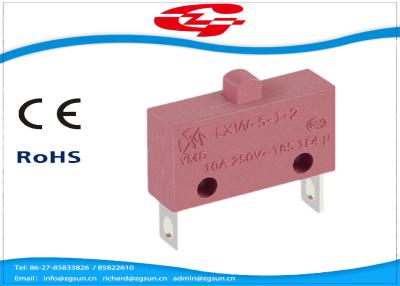 China 10A 5A 250V AC Electrical Micro Switches , Push Button Electric Switch SPST Type for sale