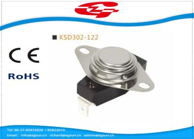 China Zustimmung 3/4' ULs VED Bimetall-Schnelldisketten-Thermostat KSD302-122 für Haushaltsgeräte zu verkaufen