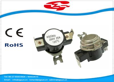 China Bimetall-Verschluss-Disketten-Thermostat KSD302-262 ULs TUV mit spezieller Klammer zu verkaufen