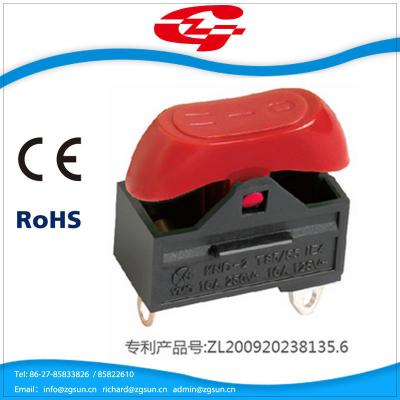 China KND-2 rocker switch power supply electric and electrical pressure switch power for hand dryer switch for sale