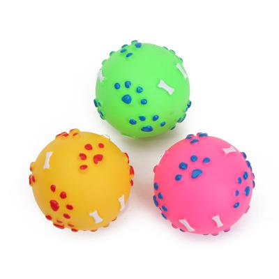 China Viable Toy Interactive Rubber Balls Pet Dog Teeth Chew Toy Balls for sale