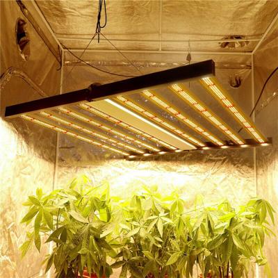 China Seed Starting Wholesale Good Design Waterproof Dustproof Dimmable LED Grow Light Kits IR and UV Grow Light 8 Bar Foldable LED Grow Lights 2021 for sale