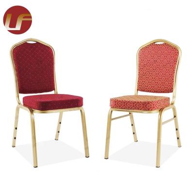 Chine Capacity high quality stacking steel metal iron hotel furniture wedding banquet hotel stacking chair à vendre