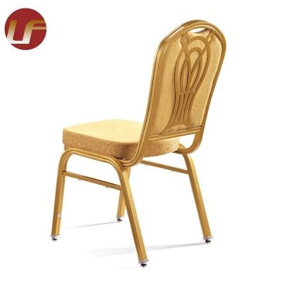 China High Stacking Capacity Customized Cheap Metal Steel Iron Hotel Furniture Wedding Banquet Hotel Chair à venda