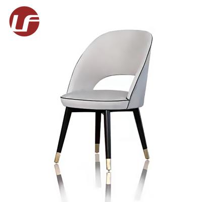 中国 Wholesale Durable Modern Furniture Cafe Fabric Solid Wood Armless Dining Chair For Restaurant Cafe Room 販売のため