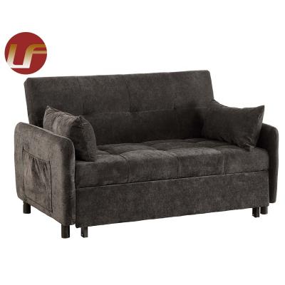 Chine (Size) New American Style Adjustable Small Sofa Couch Bed With Adjustable Backrest, Fold Up Bed Featuring Modern Design With Classy Suede à vendre