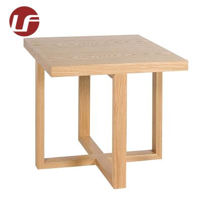 China Durable Alibaba Fashion Hotel Popular Turkish Furniture Low Modern Minimalist Wooden Coffee Table Te koop