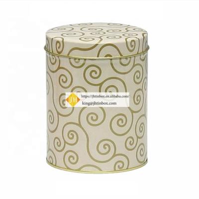 China Storage JH Excellent Quality Resealable Round Tin Can for sale