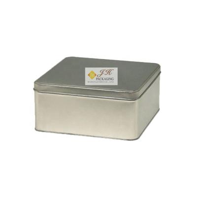 China Custom Printing Storage JH Square Tin Cans Cake Tin Box Cookie Tin Box for sale