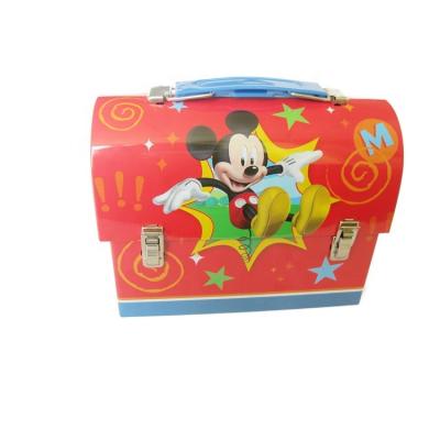 China JH Material Eco-Friendly And Recyclable Adorable Metal Treasure Lunch Box With Lock And Key for sale