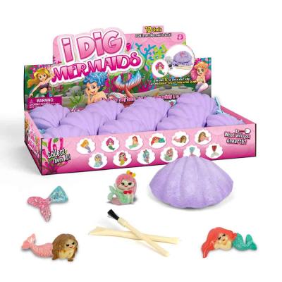 China 2021 Hot Selling Diy Funny Toy Amazon Mermaid Kits Dig It Out Educational Other Toys For Boys And Girls Birthday Gifts for sale