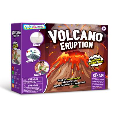 China KNM original design volcano eruption science experiment diy kits for kids to explore the world for sale