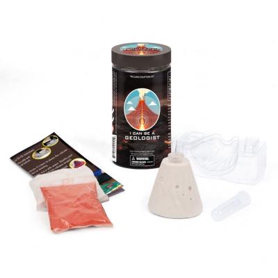 China Gypsum Clay+Polyresin Mom's Diy Science Educational Rocket Kit For Kids Blow Back Toys Volcano Eruption Kit for sale