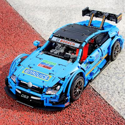 China Toy Amazon Hot Sale Remote Control RC Cars Racing Car Model Building Blocks Technic Electronic Set for sale