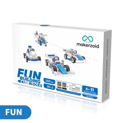 China Toy Wholesale Makerzoid Electronic STEAM Building Blocks for Kids DIY Robot Fun Bricks Kids Toy Educational Gift for Boys and Girls Brick DIY for sale