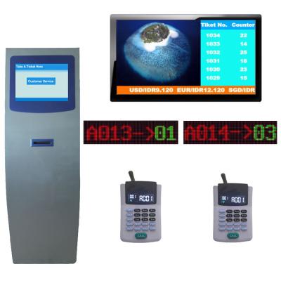 China Hospital/clinic/pharmacy/health center radio and queue cable management system with IR touch screen ticket dispenser SX-QTK173 QMS for sale