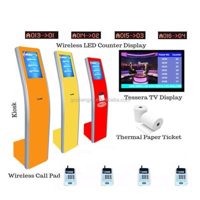 China Automatic Bank/Hospital/Clinic/Pharmacy Other Service Equipment SX-QTK172 QMS Cash Dispenser Kiosk Queuing System for sale