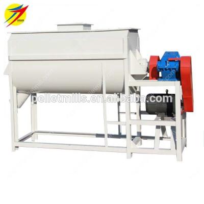 China horizontal ribbon mixer machine horizontal poultry feed mixer/livestock feed mixer/animal feed mixer with CE certification for sale