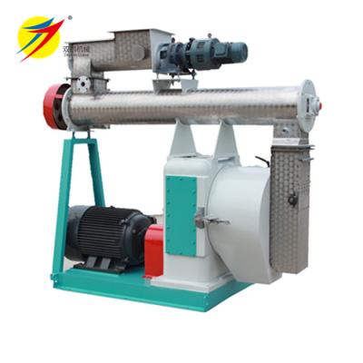 China Heater Cylinder Factory Manual Feed Pellet Machine Price 2-5TPH Capacity Chicken Feed Pellet Mill for sale