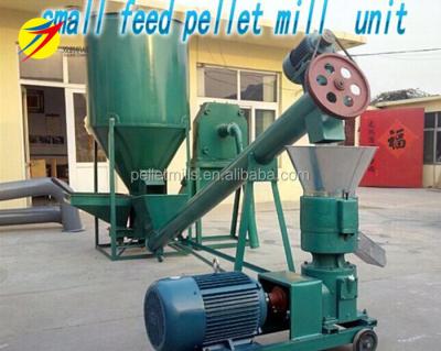 China Easy Operation Flat Die Pellet Mill Machine Pellet Machine Flat Die Chicken Feed Production Line for sale