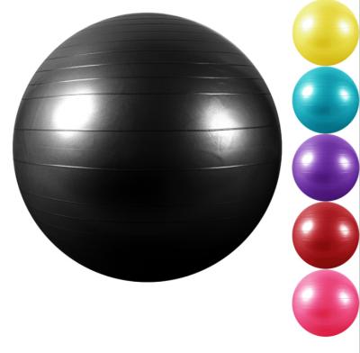 China Durable Eco Friendly Exercise Gym Sport 65cm PVC Yoga Ball Anti Burst And Anti Burst for sale