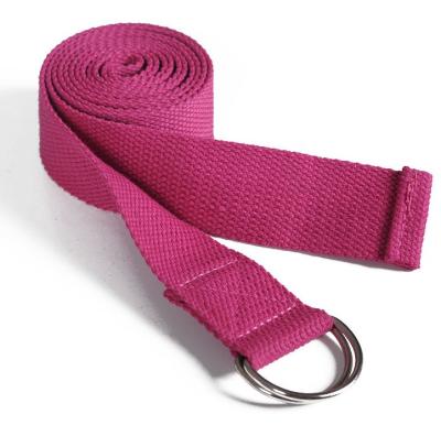 China Lightweight Stretch New Premium Custom Printing Natural Organic Polyester Carry Yoga Belt Strap for sale