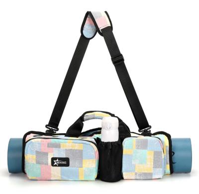 China Customize/Wholesale High Quality Cotton/Canvas/Polyester/Suede Customized Ect Mat Carrier Fitness Yoga Bag for sale