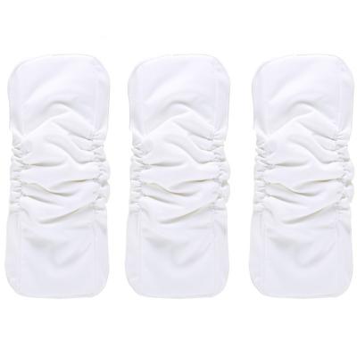 China Super Absorption Plain Weave 5 Layers Cotton Pocket Organic Bamboo Cloth Diaper Insert for sale