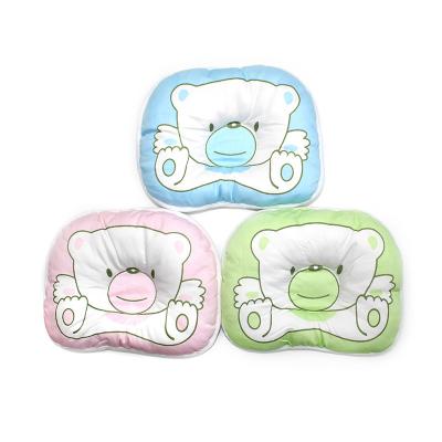 China Lightweight / Portable Newborn Infant Sleep Support Prevent Shape Flat Head Pillow For Baby for sale