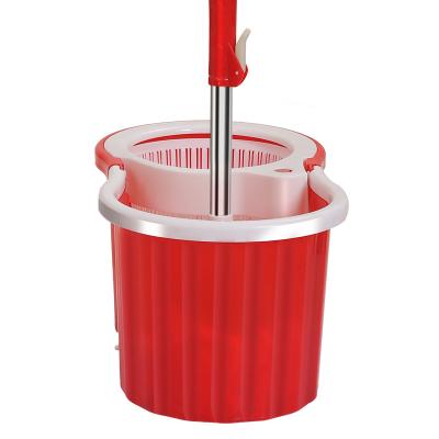 China Latest design 501-700ml viable hot sale red color mop and bucket cleaning set for sale