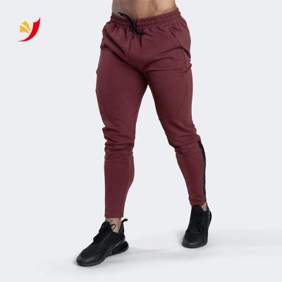 China Breathable Custom Logo Sweat Sweatpants Printed Simple Brown Cargo Mens Jogging Pants Empty Track Pants Mows Mens Joggers Pants for sale