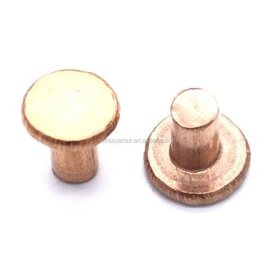 China copper factory directly supply din7340 tubular rivets reasonable price for sale