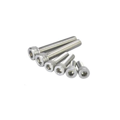 China High Quality Custom 304 Stainless Steel M2x3 On M2x40 Hex Socket Furniture Screw for sale