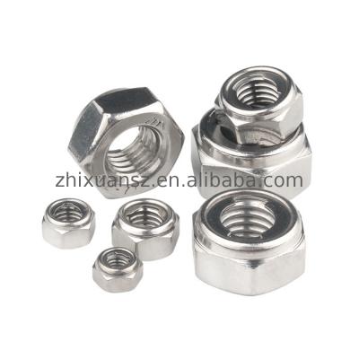 China Hot Wholesale 304 Stainless Steel Factory Sales Self Locking Nut Prices for sale