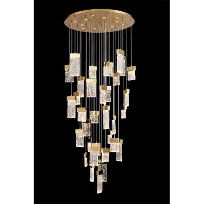 China Hotel modern classic gold nordic crystal chandelier for home and hotel crystal lamp for sale