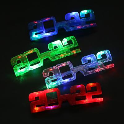 China 2022 Super Cool New Year Party Lighting Luminous Festival Glass Christmas Bar Glasses for sale