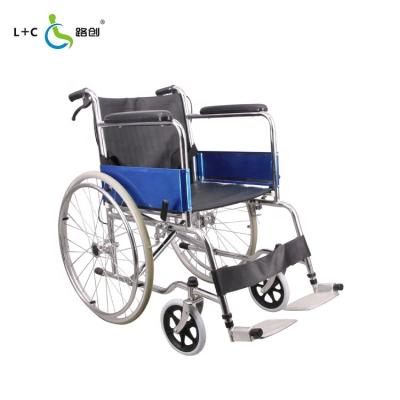 China Outdoor Homecare Hospital High standard elderly care products manual foldable wheelchair for hospital homecare out door for sale