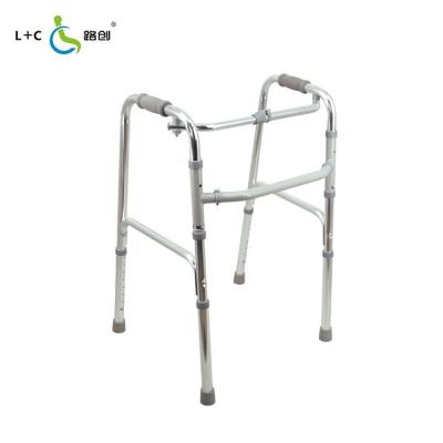 China Elderly Adults Disabled High Quality Foldable Portable Lightweight Aluminum Walking Aid For Hospital for sale