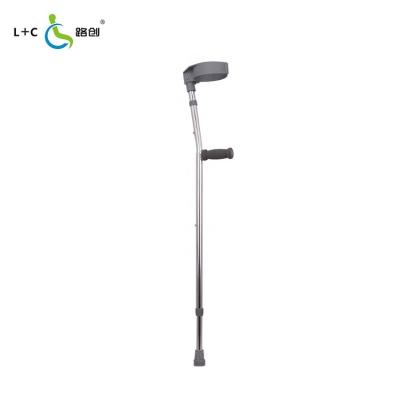 China High Level Elderly Care Products Handicapped Handicapped Elbow Cane Stick Crutch Walking Rubber Tips for sale