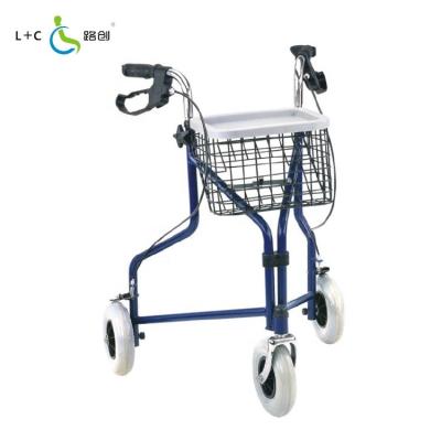 China Adults High Standard China Rehabilitation Older Walker Rollator With Shopping Cart For Adult Wholesale for sale