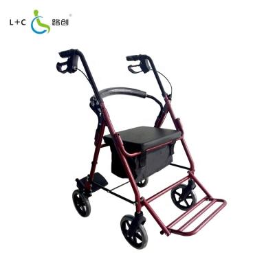 China High Quality Health Care Medical Folding Rollator Quick Detachable Wholesale for sale