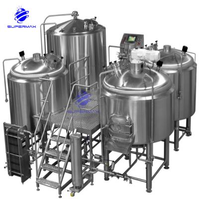 China food & Beverage Factory China Manufacturer 500L 2/3 Vessels Craft Beer Brewing Equipment Brewery For Brewery for sale