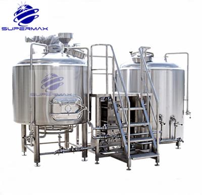 China food & 1500l Brewery Brewery Equipment Whole Set Beer Brewing Beverage Plant Turnkey Project for sale